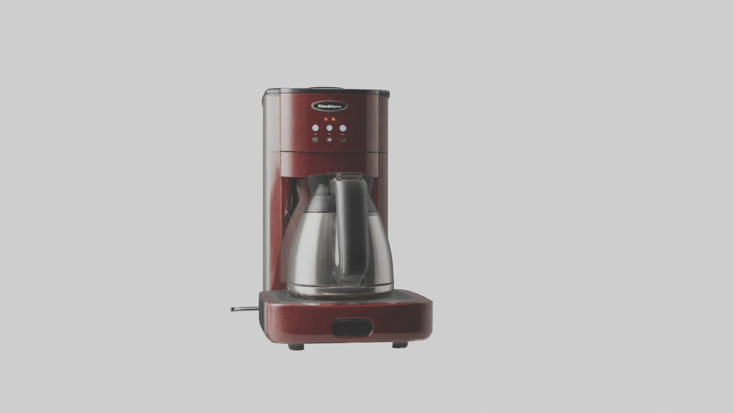 Coffee maker model VR / AR / low-poly