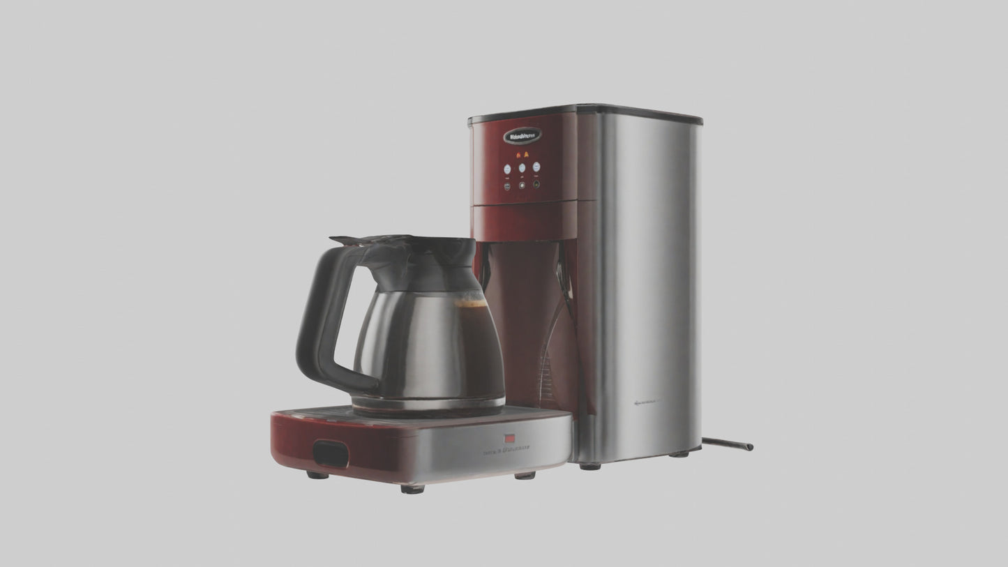 Coffee maker model VR / AR / low-poly