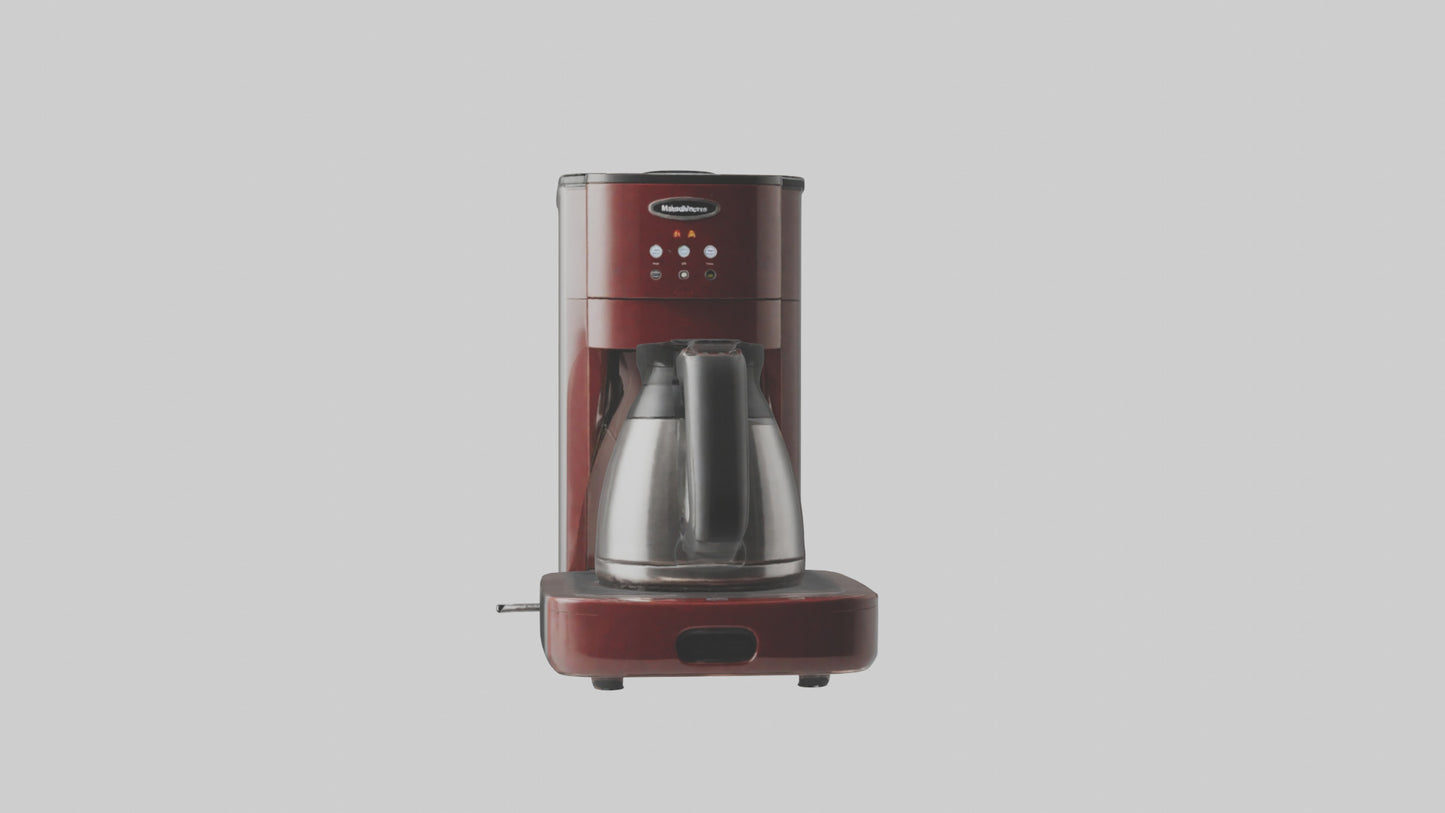 Coffee maker model VR / AR / low-poly