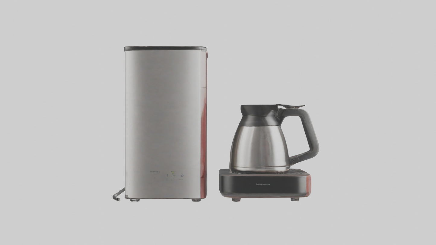 Coffee maker model VR / AR / low-poly