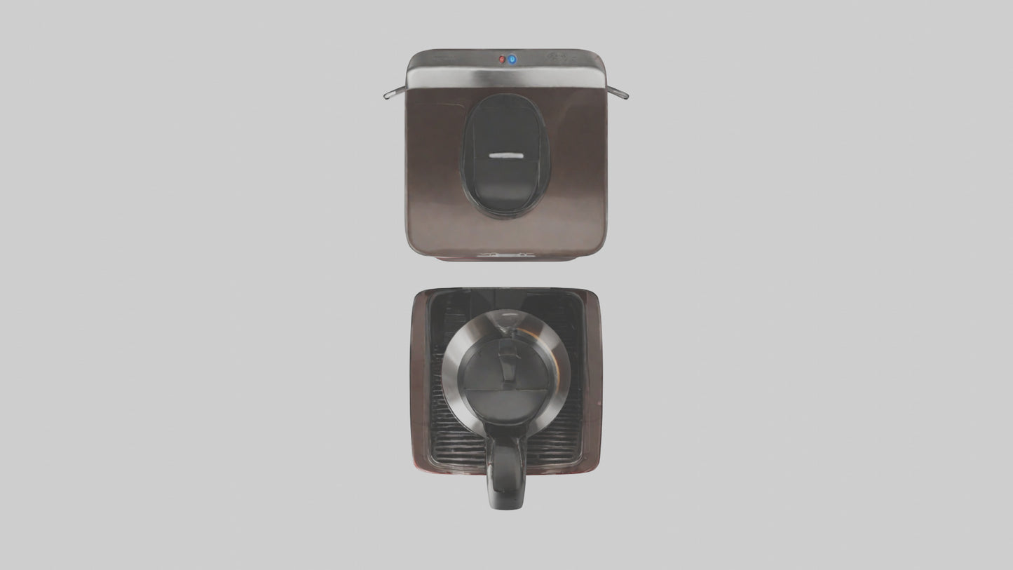 Coffee maker model VR / AR / low-poly