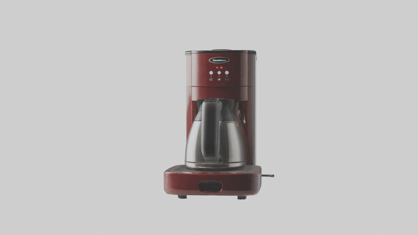 Coffee maker model VR / AR / low-poly