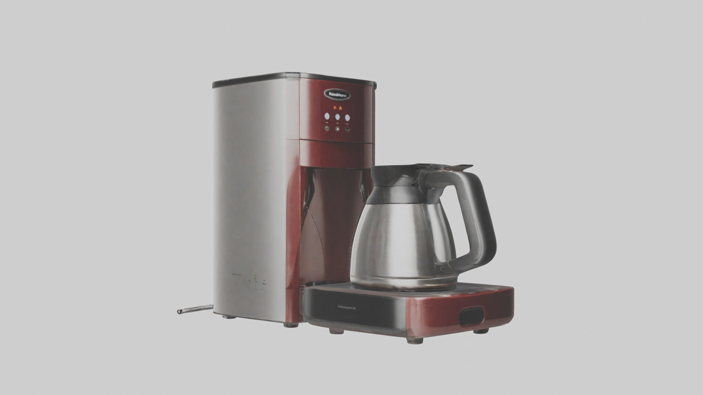 Coffee maker model VR / AR / low-poly