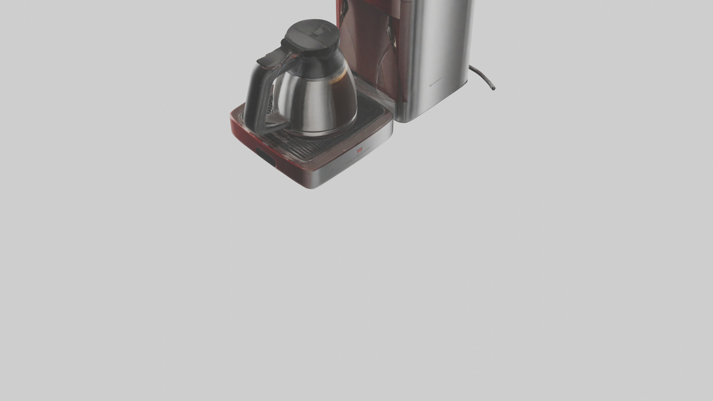 Coffee maker model VR / AR / low-poly
