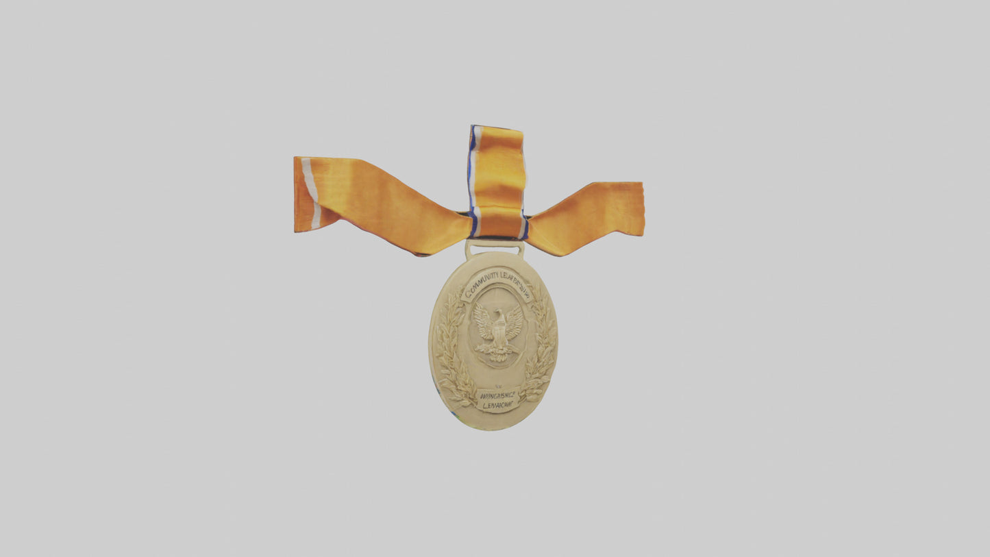 Community Leadership Medal model VR / AR / low-poly
