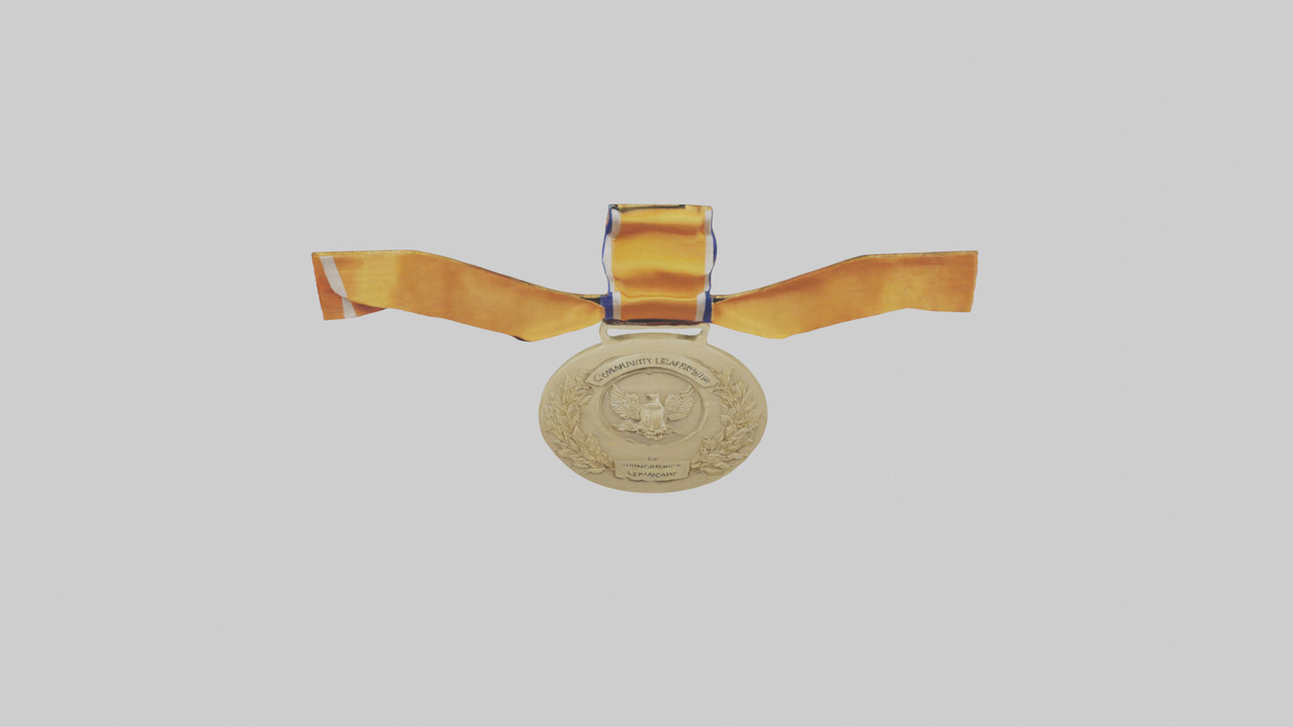 Community Leadership Medal model VR / AR / low-poly