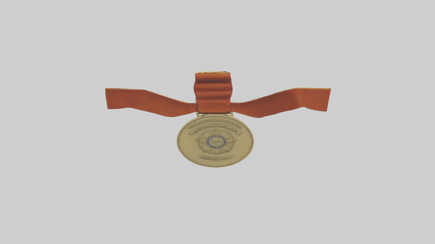 Community Leadership Medal model VR / AR / low-poly