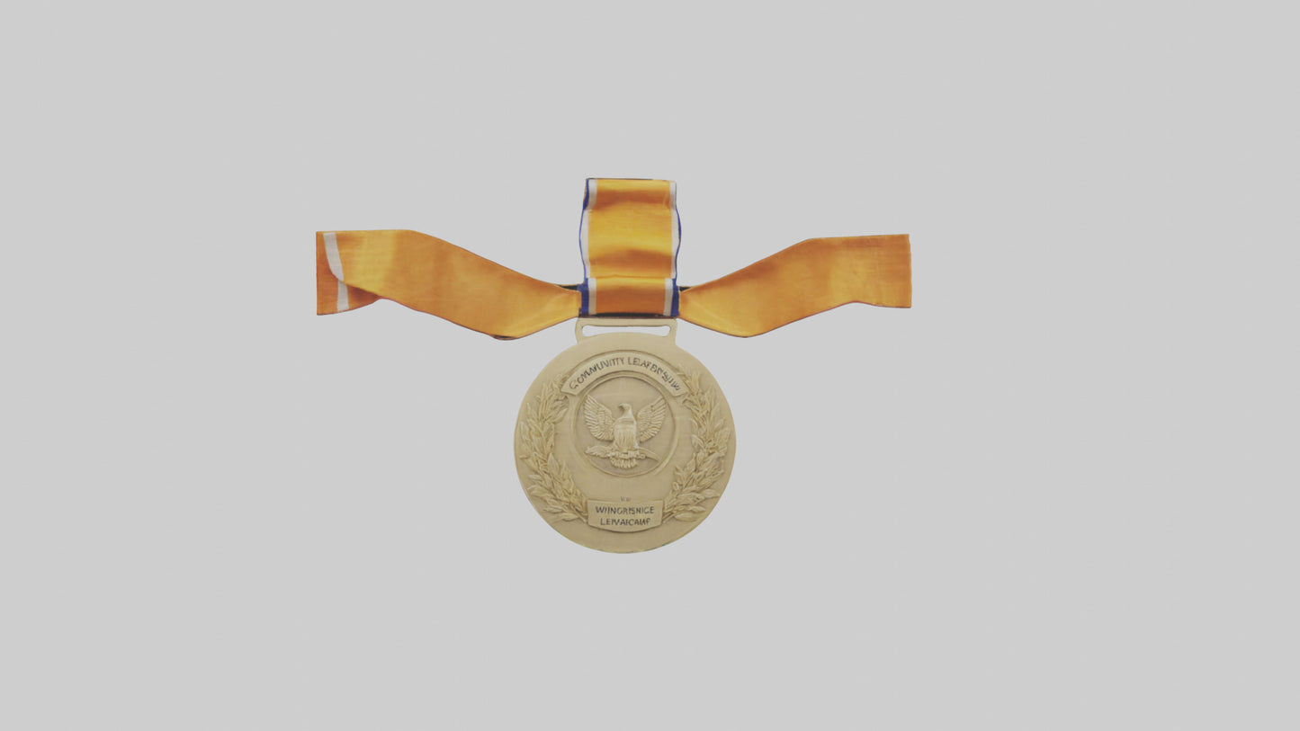 Community Leadership Medal model VR / AR / low-poly
