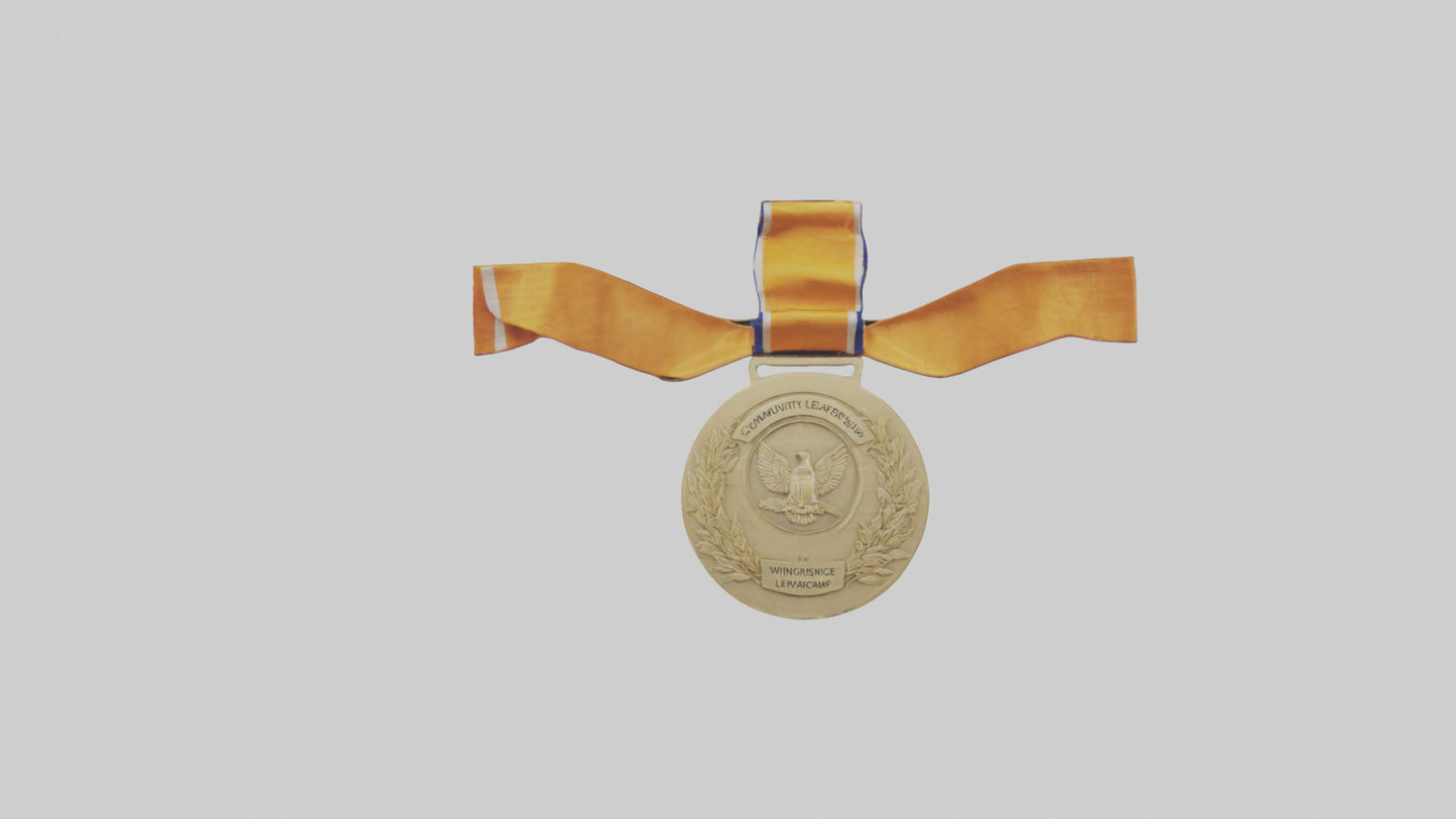 Community Leadership Medal model VR / AR / low-poly