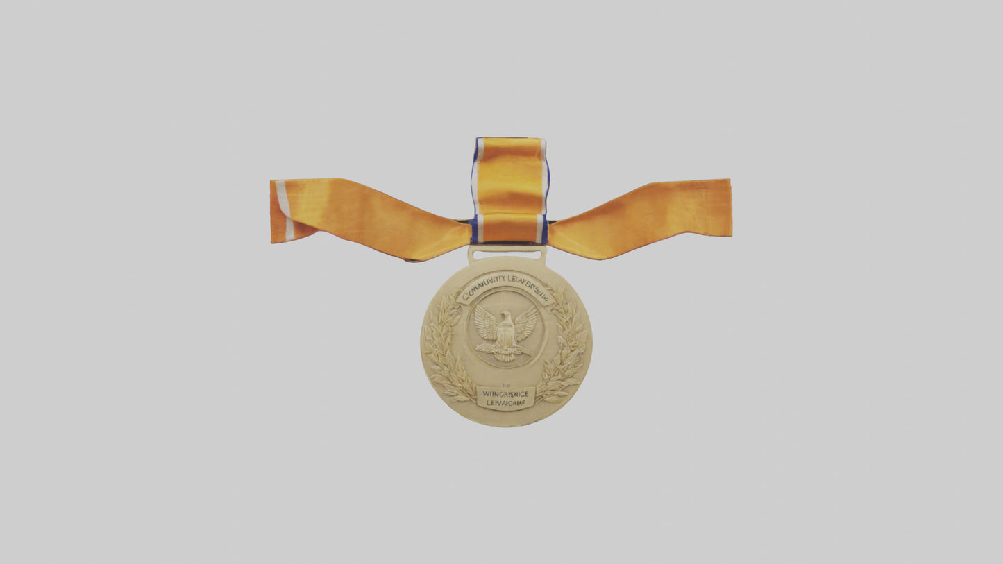 Community Leadership Medal model VR / AR / low-poly