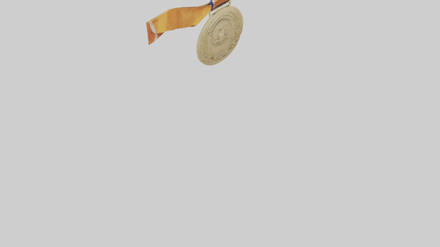Community Leadership Medal model VR / AR / low-poly