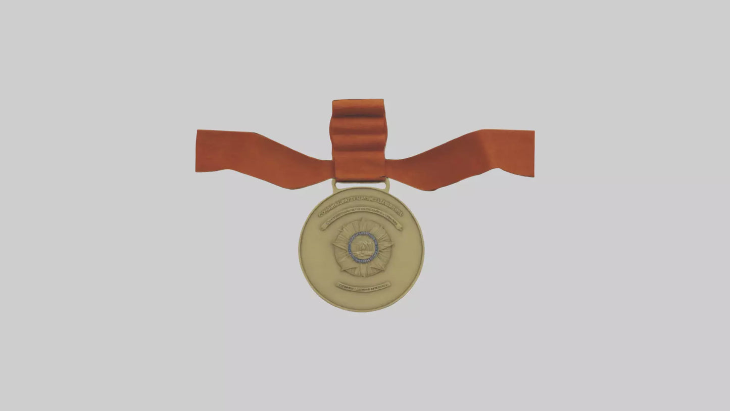 Community Leadership Medal model VR / AR / low-poly
