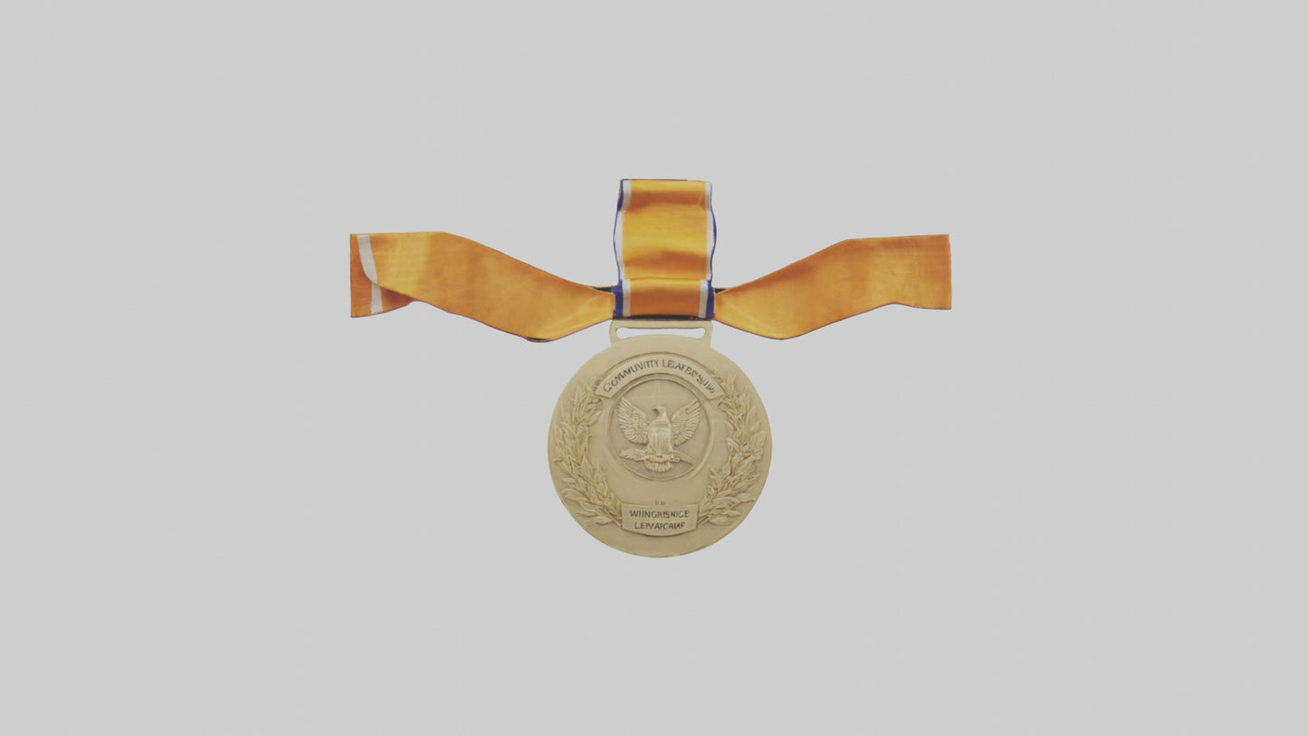 Community Leadership Medal model VR / AR / low-poly