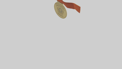Community Leadership Medal model VR / AR / low-poly