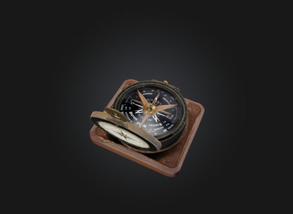 3D model compass VR / AR / low-poly