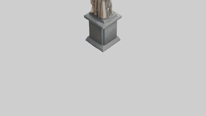 3D model Conquerors of Oppression statue model VR / AR / low-poly