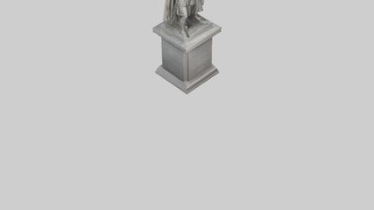 3D model Conquerors of Oppression statue model VR / AR / low-poly