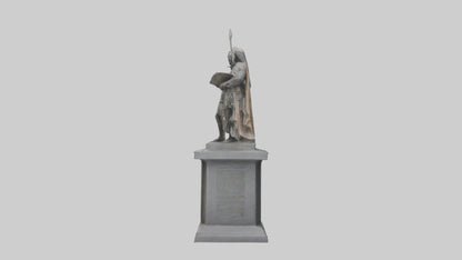 3D model Conquerors of Oppression statue model VR / AR / low-poly