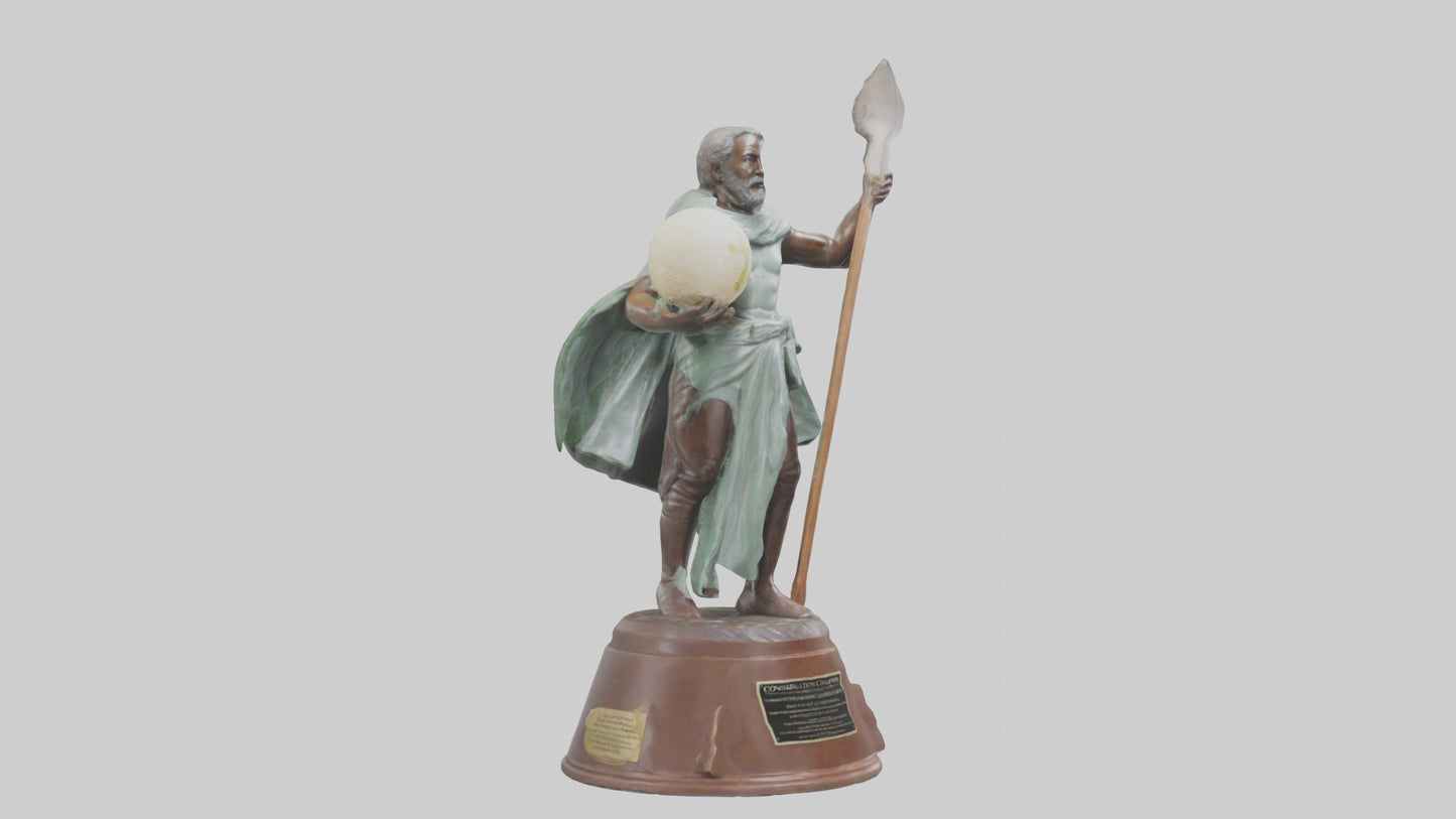 Conservation Champion Statue model 3D model