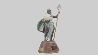 Conservation Champion Statue model 3D model