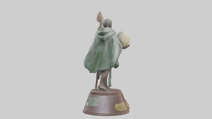 Conservation Champion Statue model 3D model