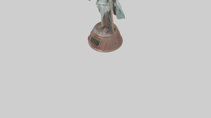 Conservation Champion Statue model 3D model