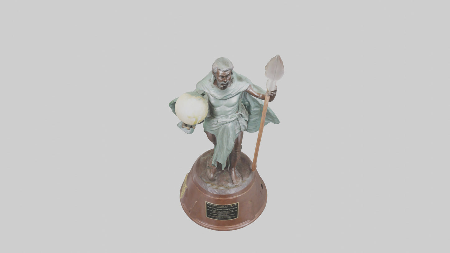 Conservation Champion Statue model 3D model