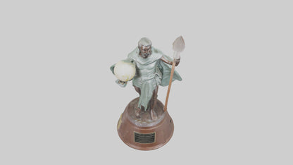 Conservation Champion Statue model 3D model