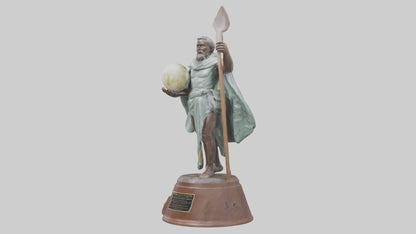 Conservation Champion Statue model 3D model