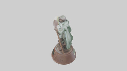 Conservation Champion Statue model 3D model