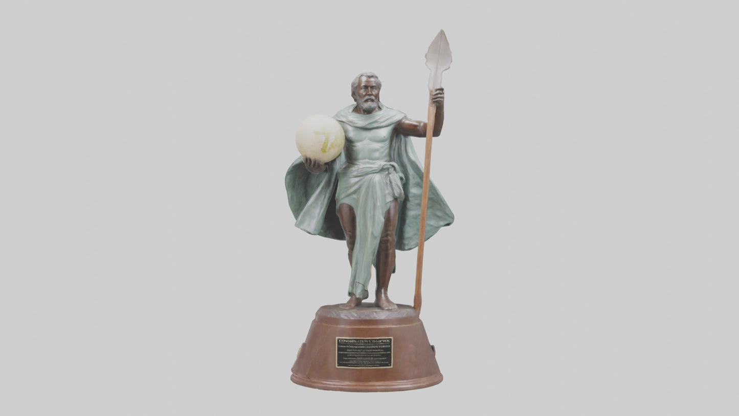 Conservation Champion Statue model 3D model