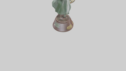Conservation Champion Statue model 3D model