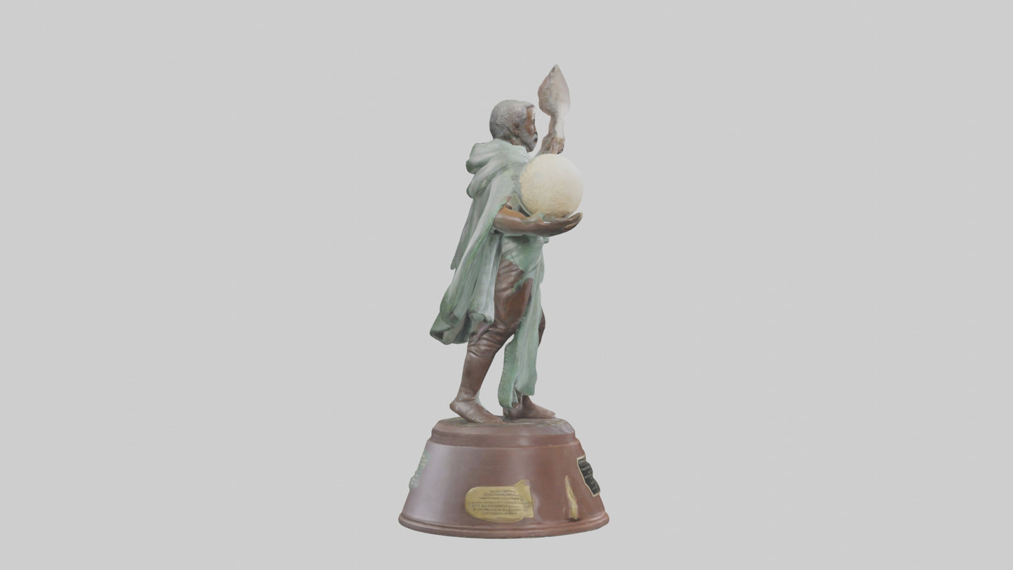 Conservation Champion Statue model 3D model