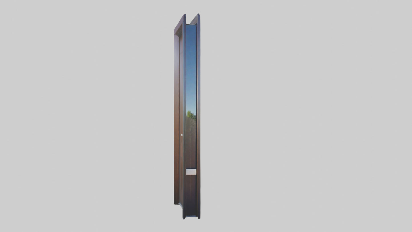 Contemporary door model VR / AR / low-poly