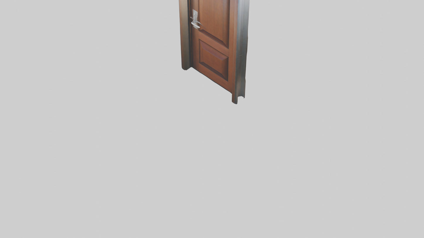 Contemporary door model VR / AR / low-poly