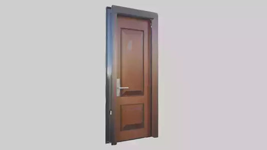 Contemporary door model VR / AR / low-poly