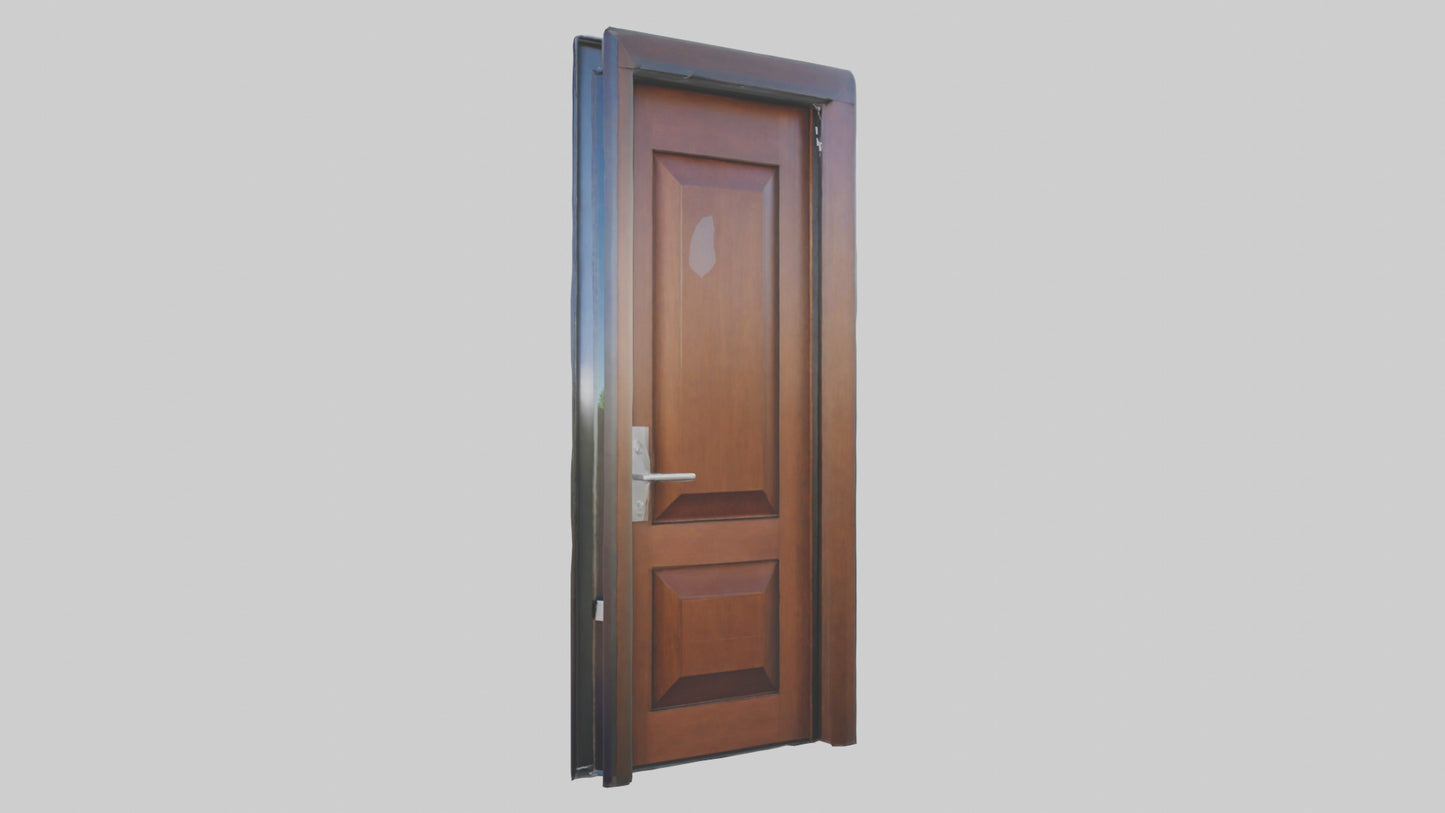 Contemporary door model VR / AR / low-poly