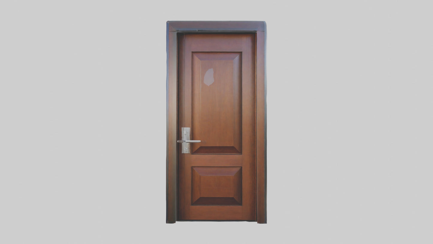 Contemporary door model VR / AR / low-poly