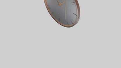 Contemporary Wall Clock model VR / AR / low-poly