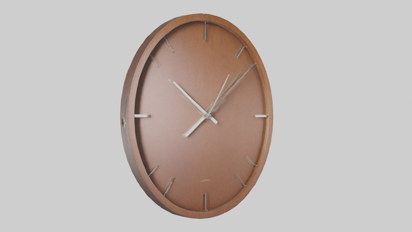 Contemporary Wall Clock model VR / AR / low-poly