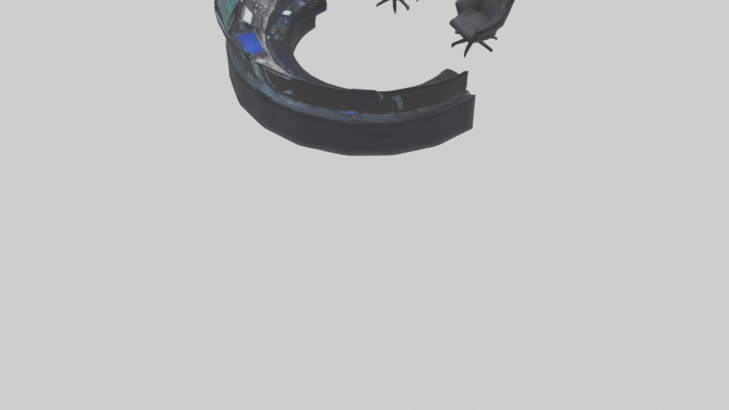 3D model Control Room VR / AR / low-poly