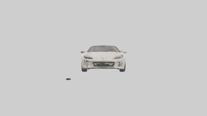 Convertible Sports Car model VR / AR / low-poly
