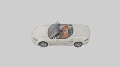 Convertible Sports Car model VR / AR / low-poly