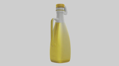 Cooking Oil Bottle model VR / AR / low-poly