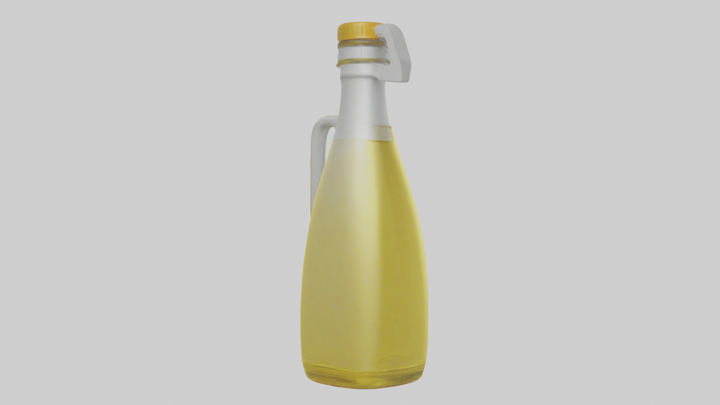 Cooking Oil Bottle model VR / AR / low-poly