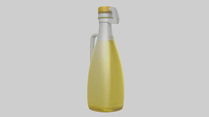 Cooking Oil Bottle model VR / AR / low-poly