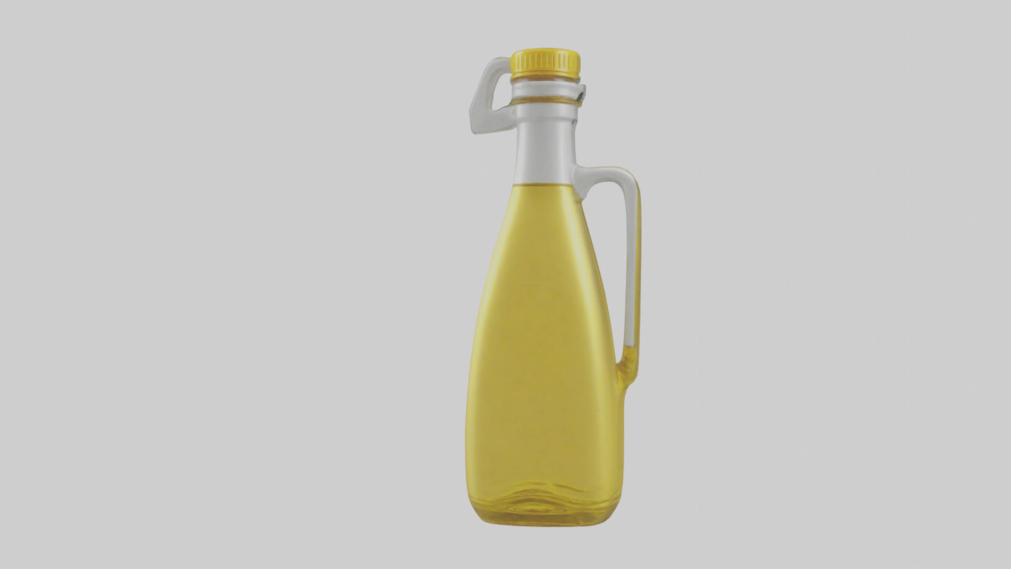 Cooking Oil Bottle model VR / AR / low-poly