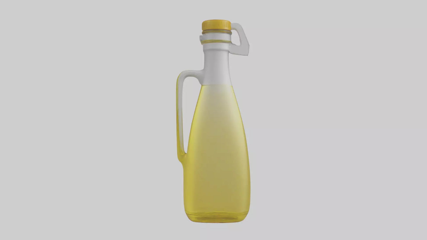 Cooking Oil Bottle model VR / AR / low-poly