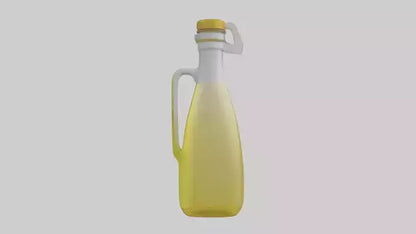 Cooking Oil Bottle model VR / AR / low-poly