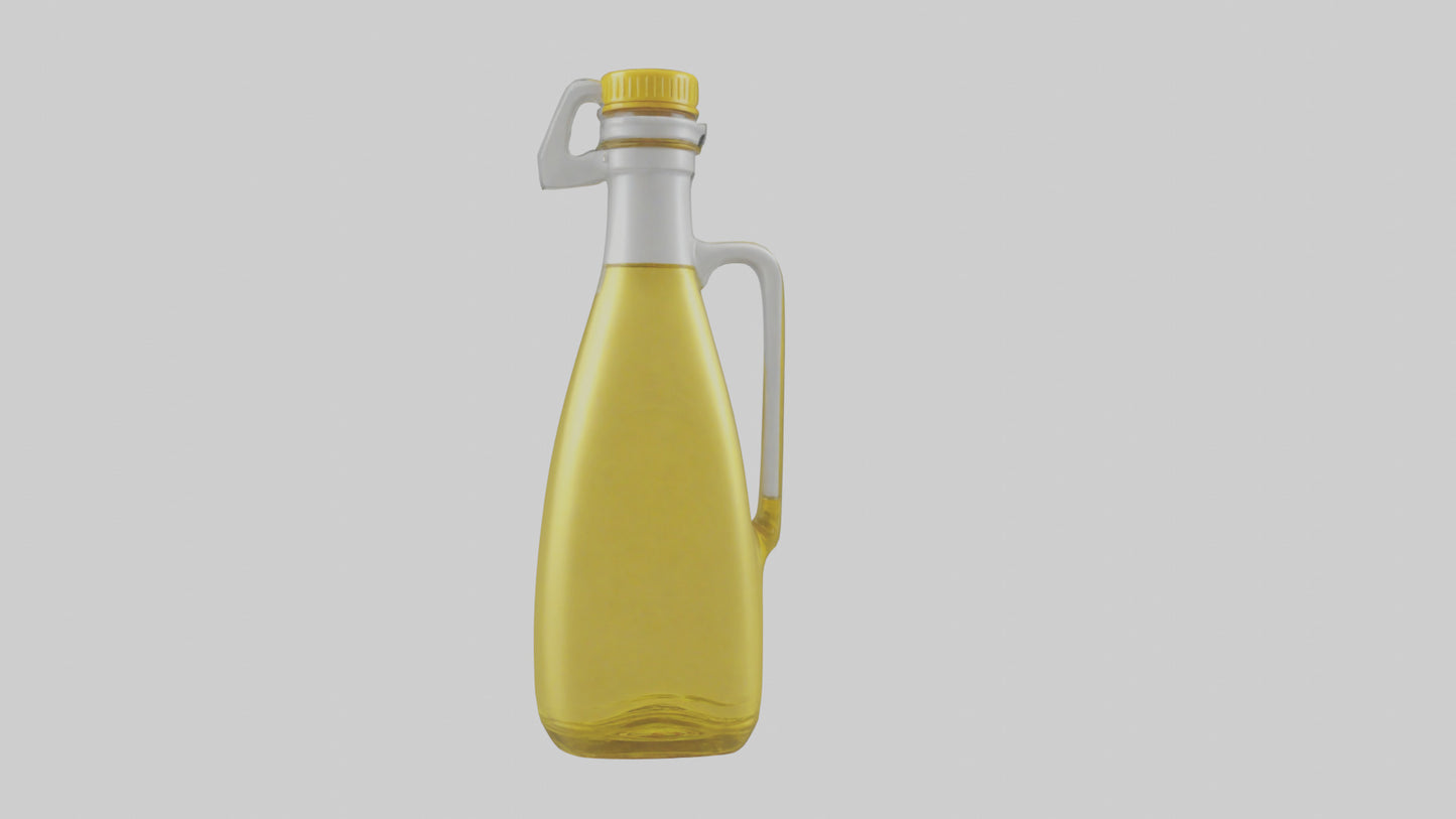 Cooking Oil Bottle model VR / AR / low-poly